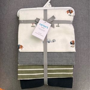 Carters receiving blankets- never used! 4pack